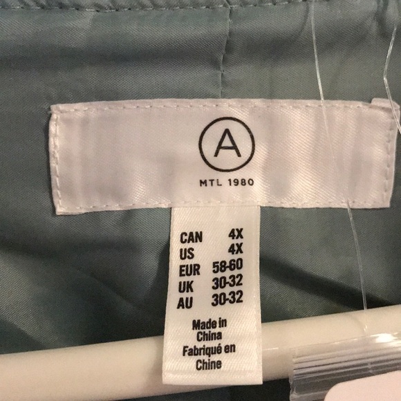 NWT, Addition Elle Vegan Leather Jacket, 4X - Picture 6 of 8